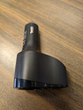 Small charger with 2 USB ports and 1 USB - C port car lighter outlet plug in