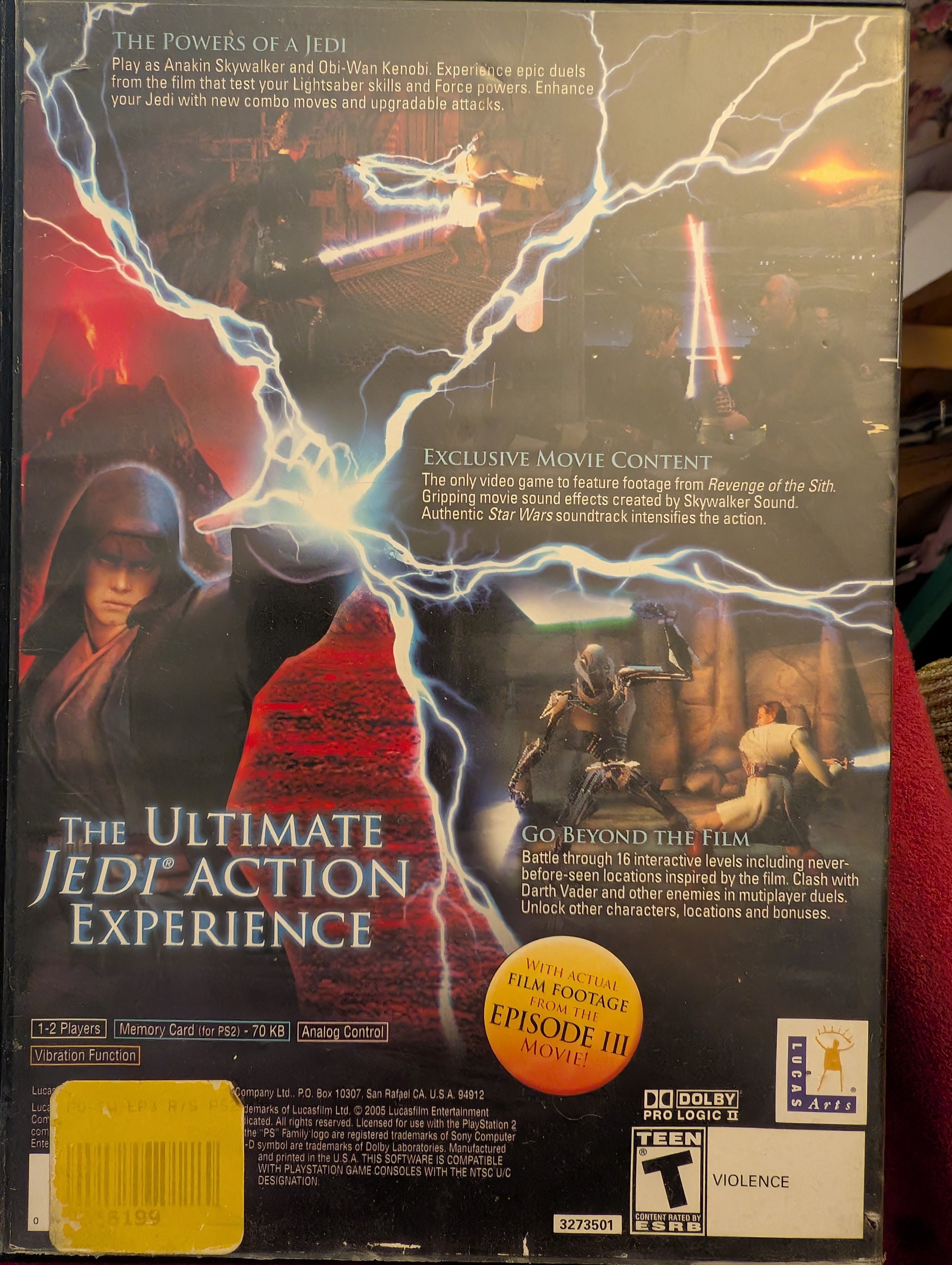 PS2 - Star Wars III Revenge of the Sith