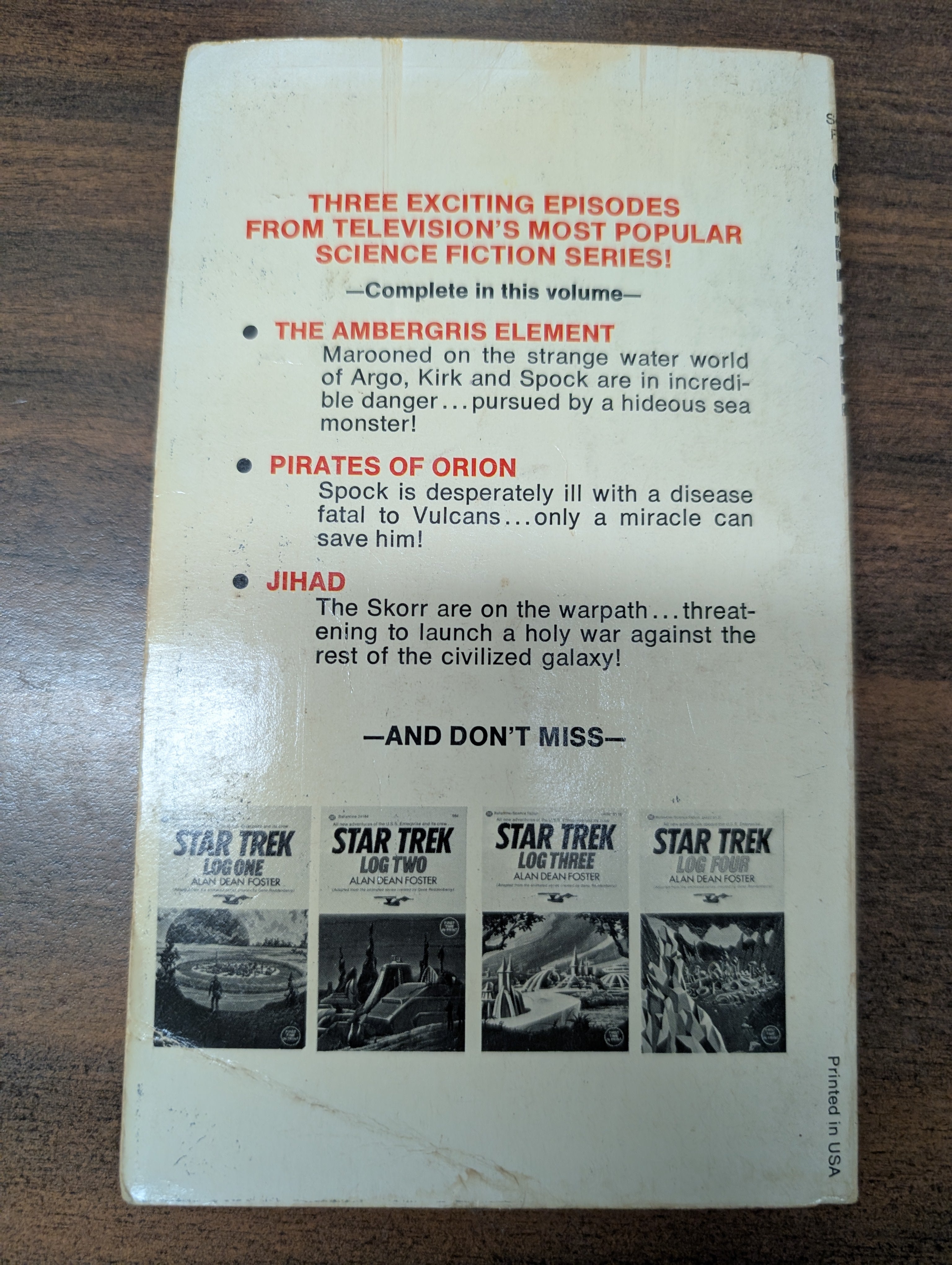 Star Trek Animated Series: Log Five