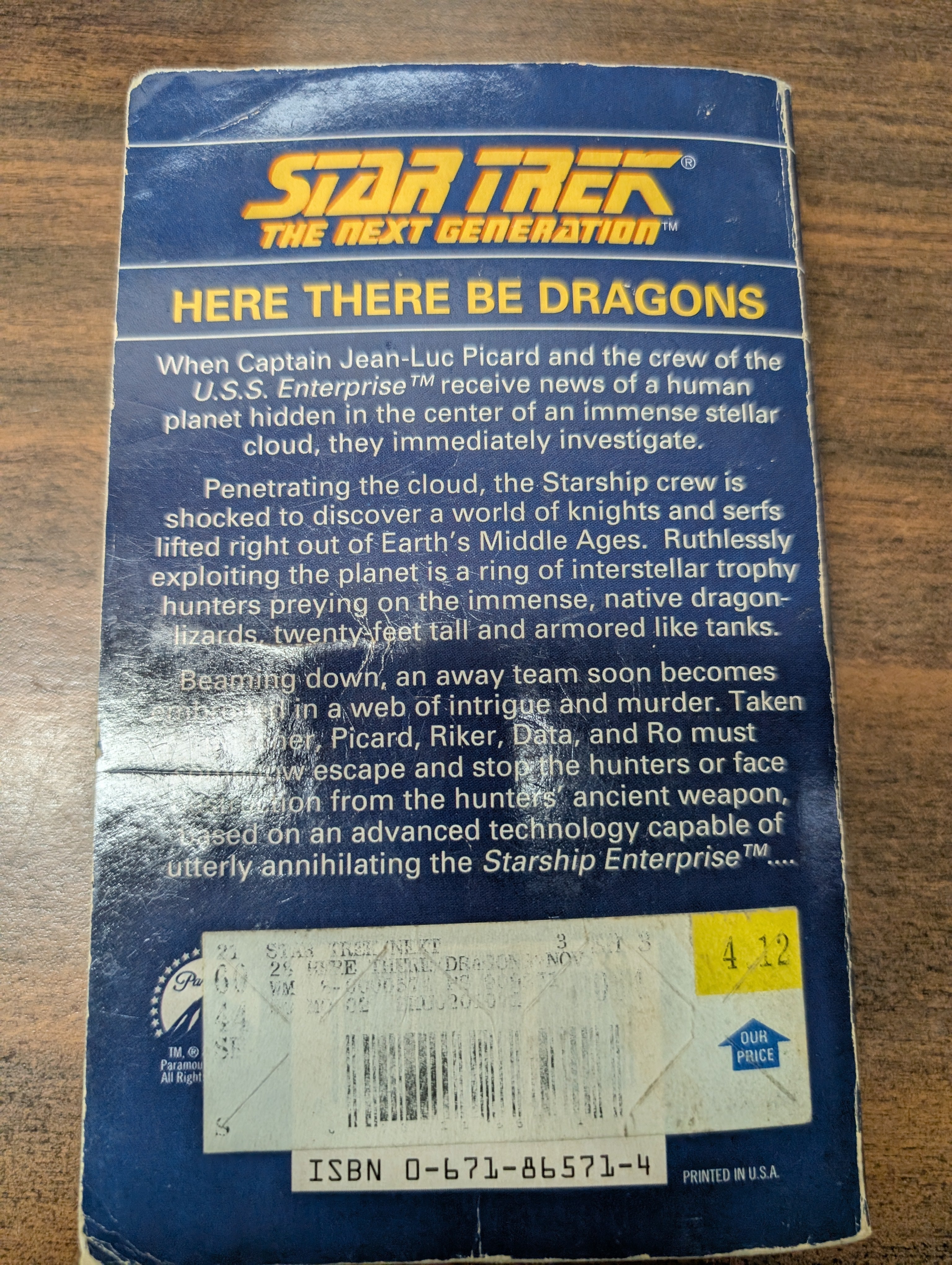 Star Trek TNG: Here There Be Dragons