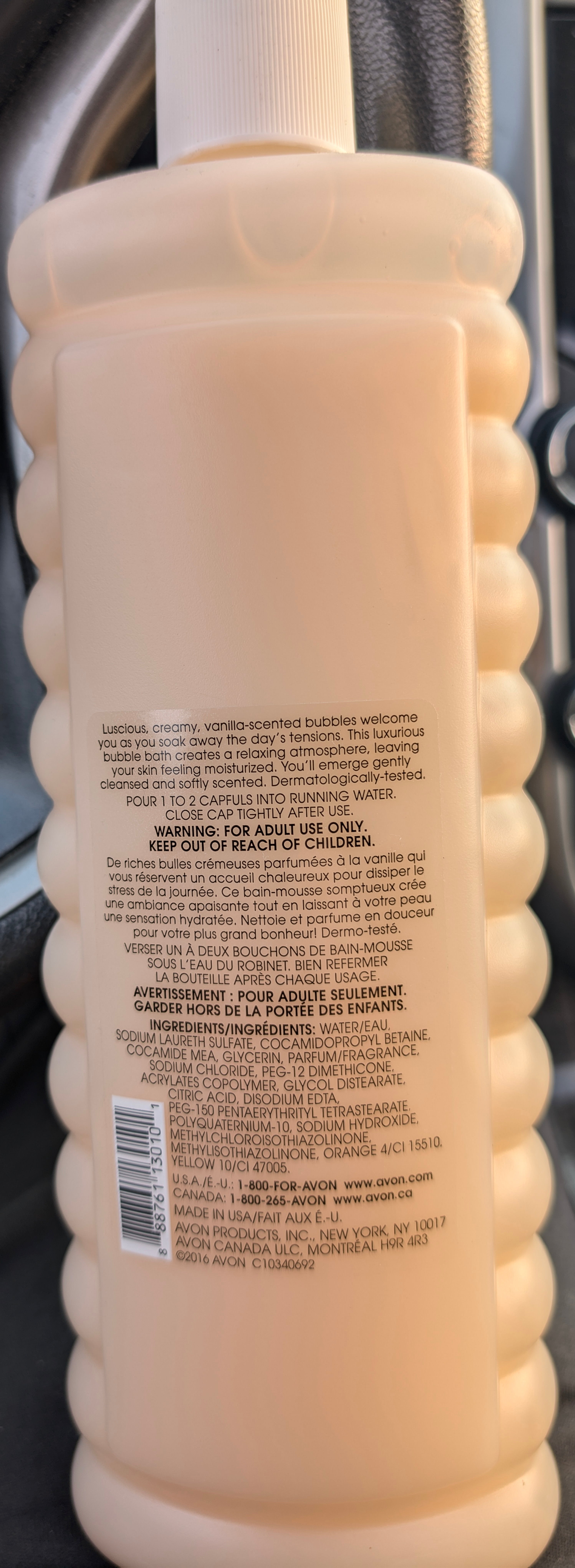 Senses Vanilla Cream Bubble bath